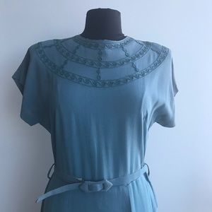 Vintage Dress, Metal Zipper